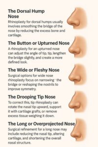 Nose Types and Rhinoplasty Infographic