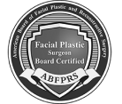 Facial plastic surgeon board certified by ABFPRS